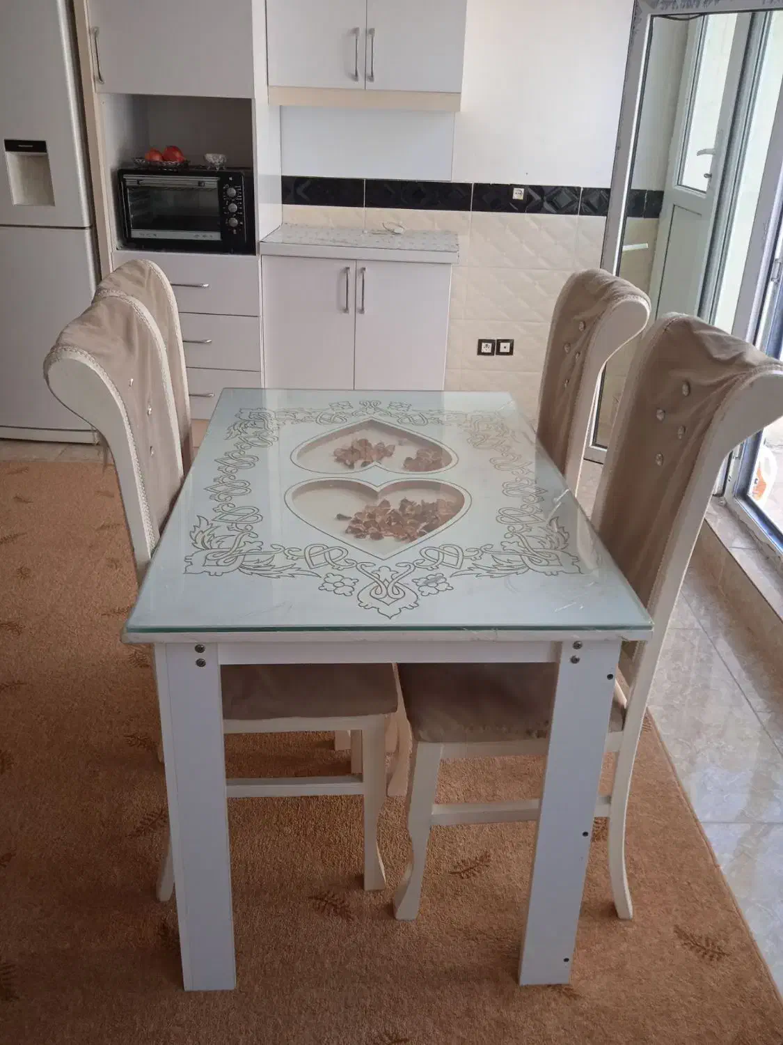 میز غذاخوری.ساعت ایستاده|میز و صندلی غذاخوری|مشگین شهر, |دیوار