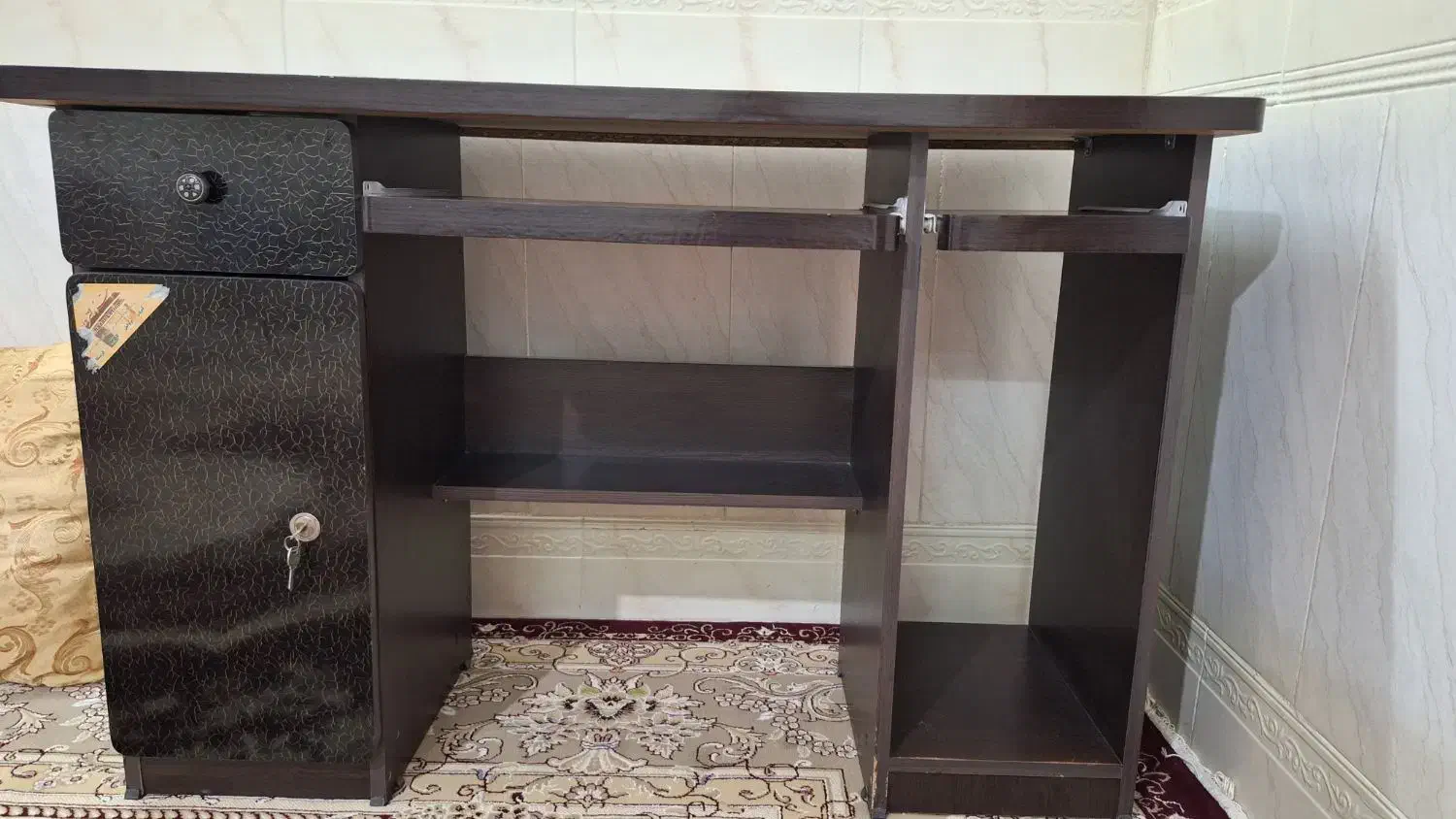 فروش کمد کتابخانه، میز کامپیوتر|کتابخانه، شلف، قفسه‌های دیواری|قم, شاه ابراهیم|دیوار