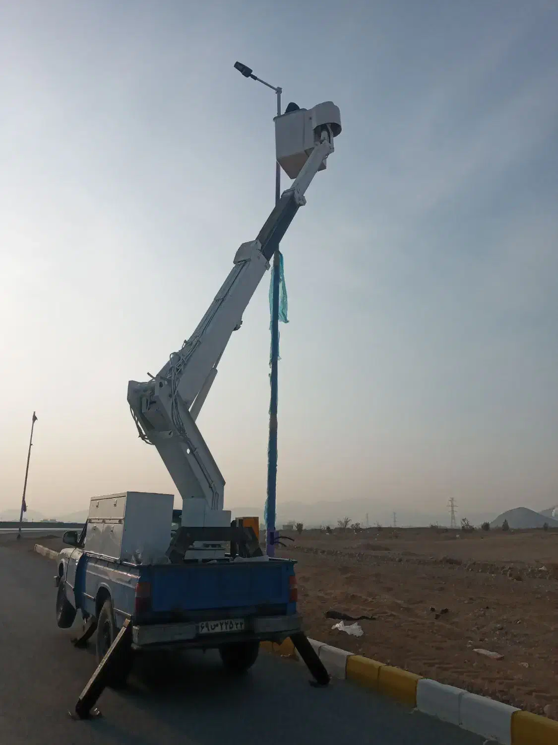 اجاره بالابر نیسان تلسکوپی ۱۲ متری|خدمات حمل و نقل|خمینیشهر, |دیوار