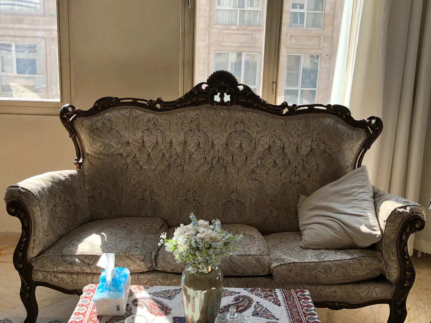 مبل سلطنتی چوب گردو|مبلمان خانگی و میز عسلی|تهران, اباذر|دیوار