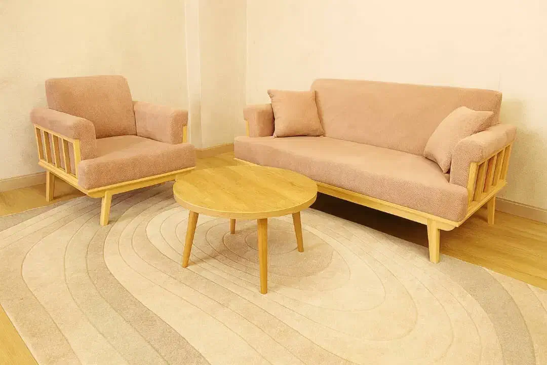 مبل دست چوبی مینیمال ۸ نفر|مبلمان خانگی و میز عسلی|شیراز, شهرک صنعتی شیراز|دیوار