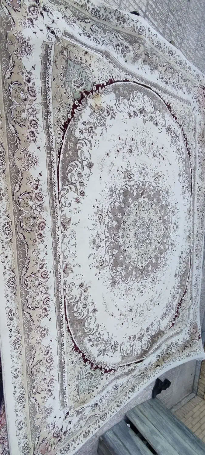 فرش ۱۲ متری کرم رنگ|فرش|فولادشهر, A6|دیوار