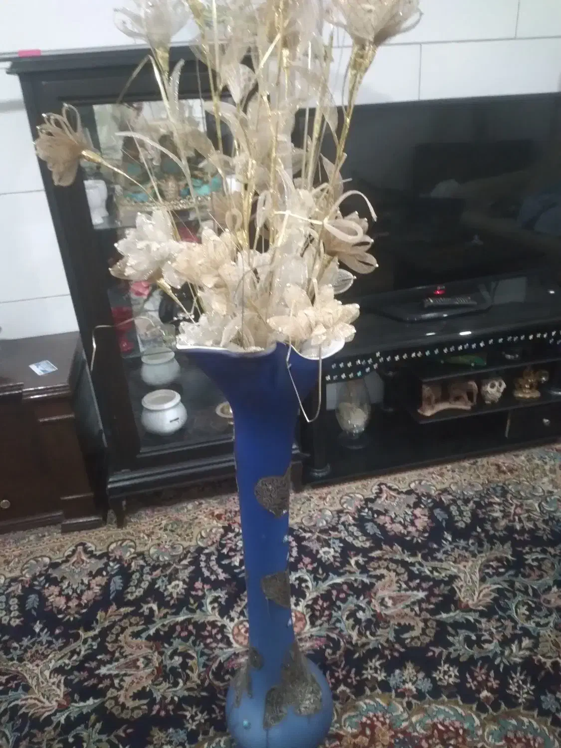 گل و گلدان|گل مصنوعی|قدس, شهر‌قدس|دیوار