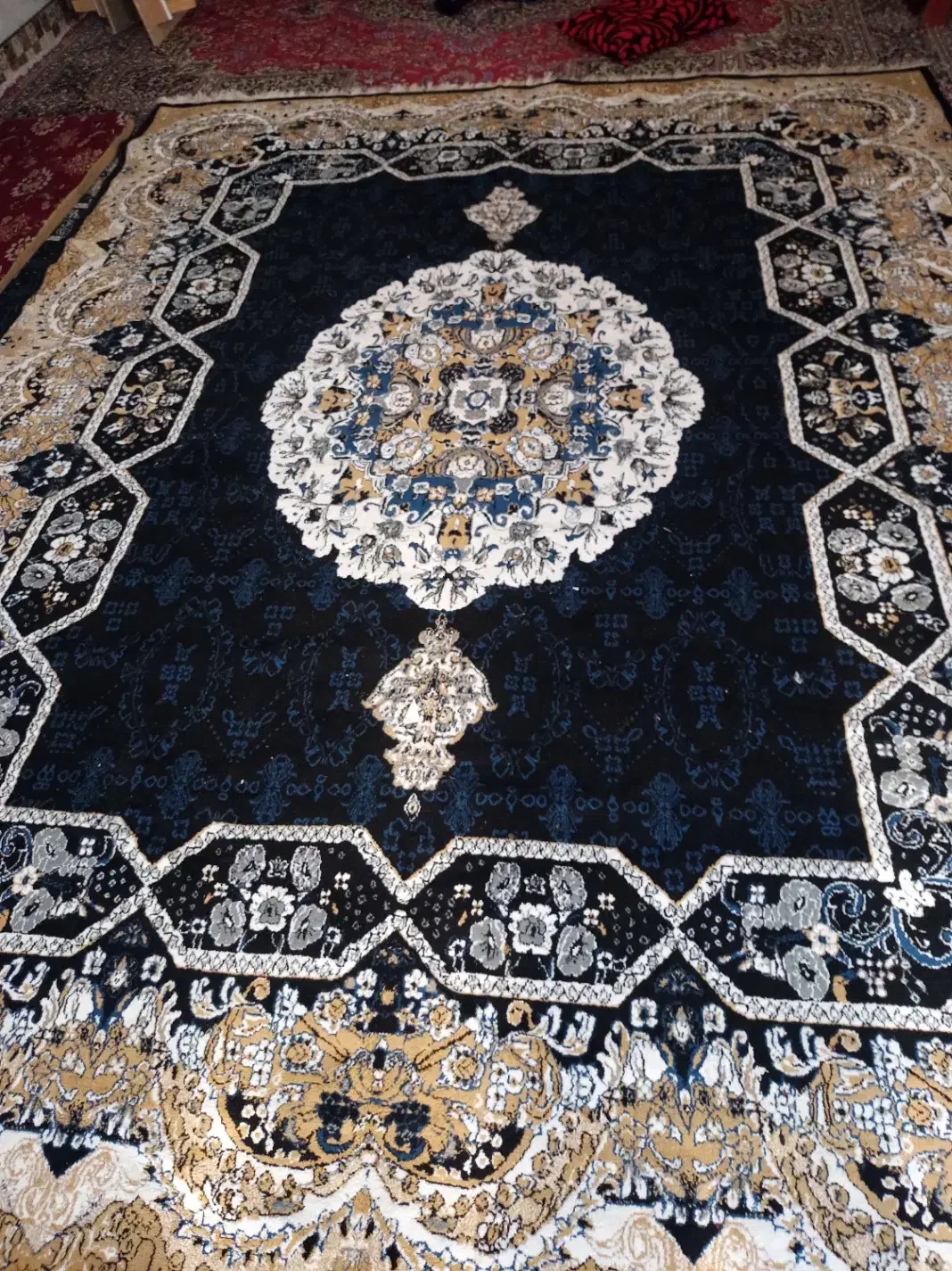 قالی 12متری 500 شانه|فرش|کارون, |دیوار