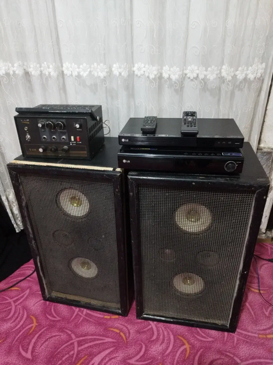 سینما الجی بلوتوس فابریک و باند و آمپلیفایر|سیستم صوتی خانگی|مشهد, شهید معقول|دیوار