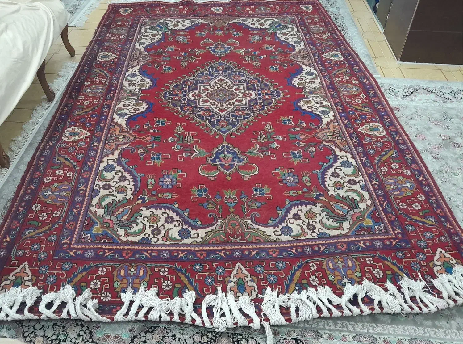 فرش دست بافت ۶متری|فرش|محمدیه-قزوین, |دیوار