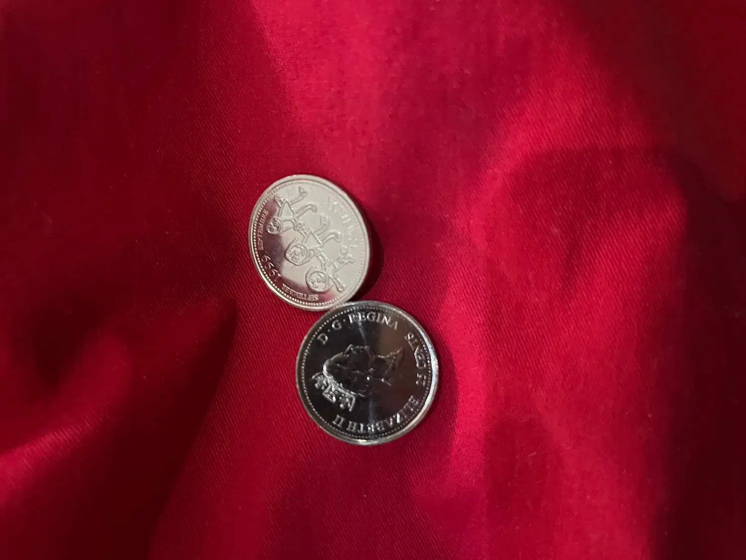 سکه کانادایی اصل|کلکسیون سکه، تمبر، اسکناس|کرمان, |دیوار