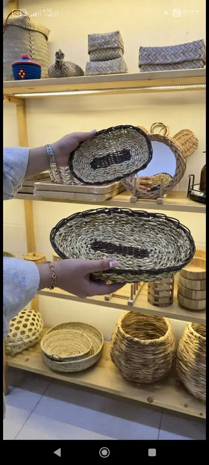 ظروف حصیری|آب‌چکان و نظم‌دهنده ظروف|بهبهان, |دیوار