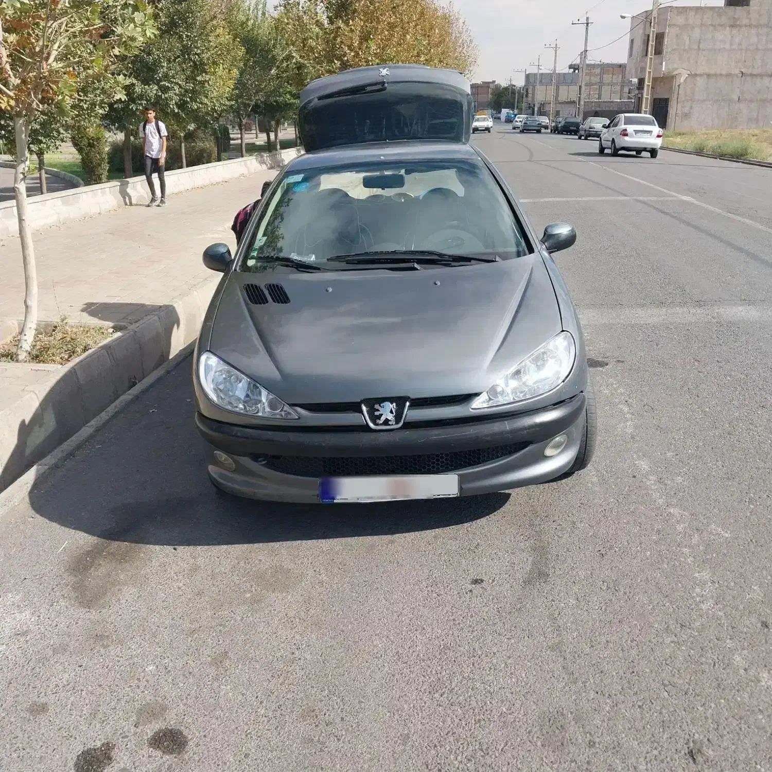 پژو 206 تیپ 2 مدل 85 فول اسپرت خاکستری|خودرو سواری و وانت|خوی, |دیوار