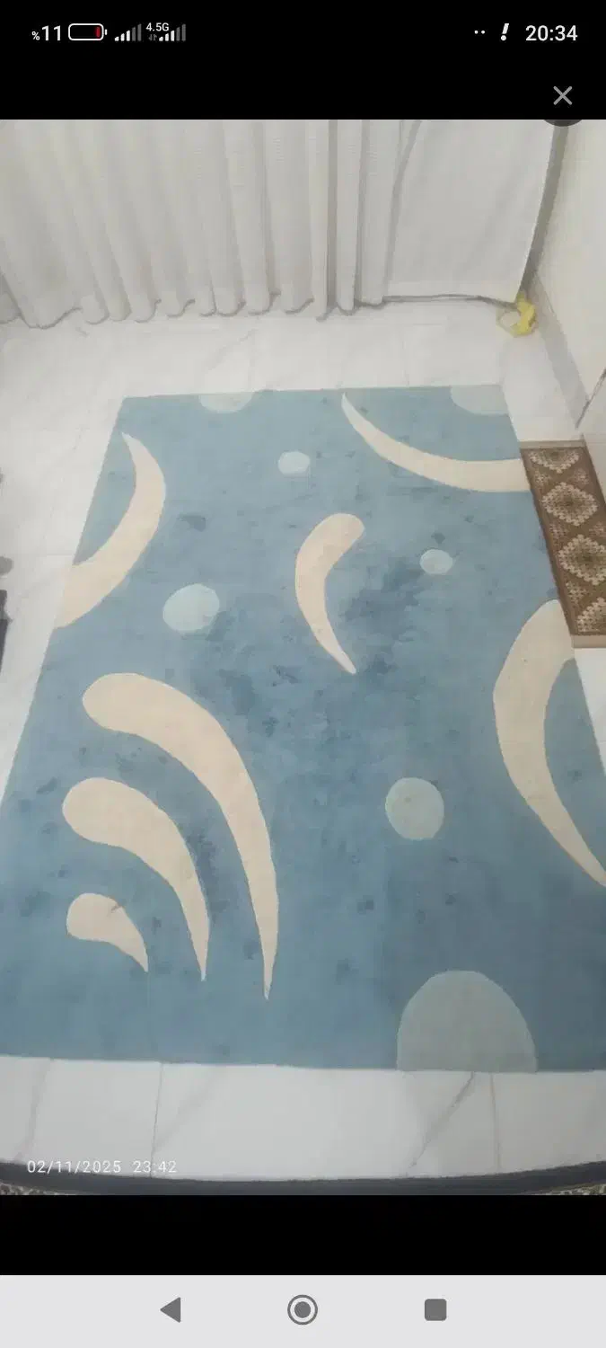 فرش کودک ۴ متری نو|فرش|همدان, |دیوار