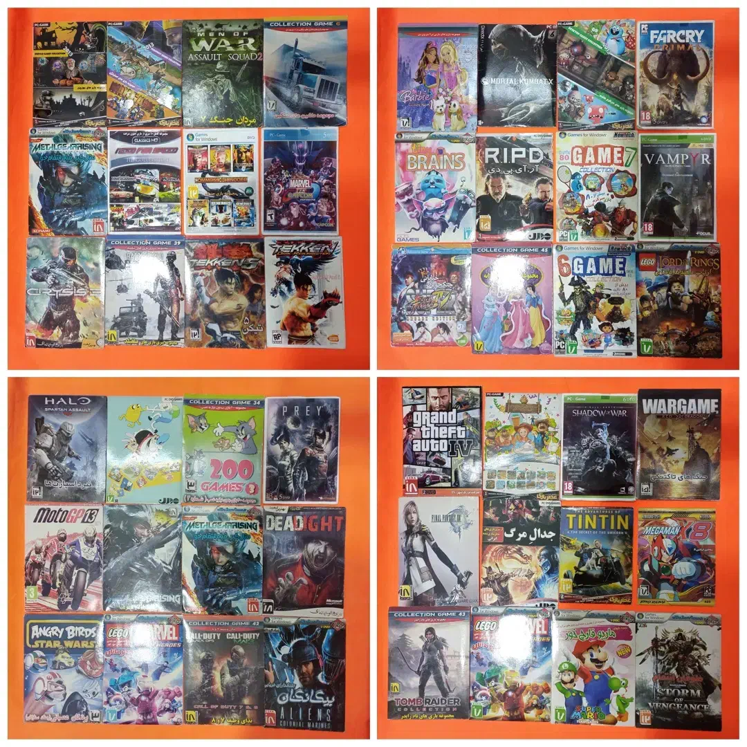 حراج بازی کامپیوتر و پلی1و2 و کالکشن divx|کنسول، بازی ویدئویی و آنلاین|شیراز, عادل آباد|دیوار