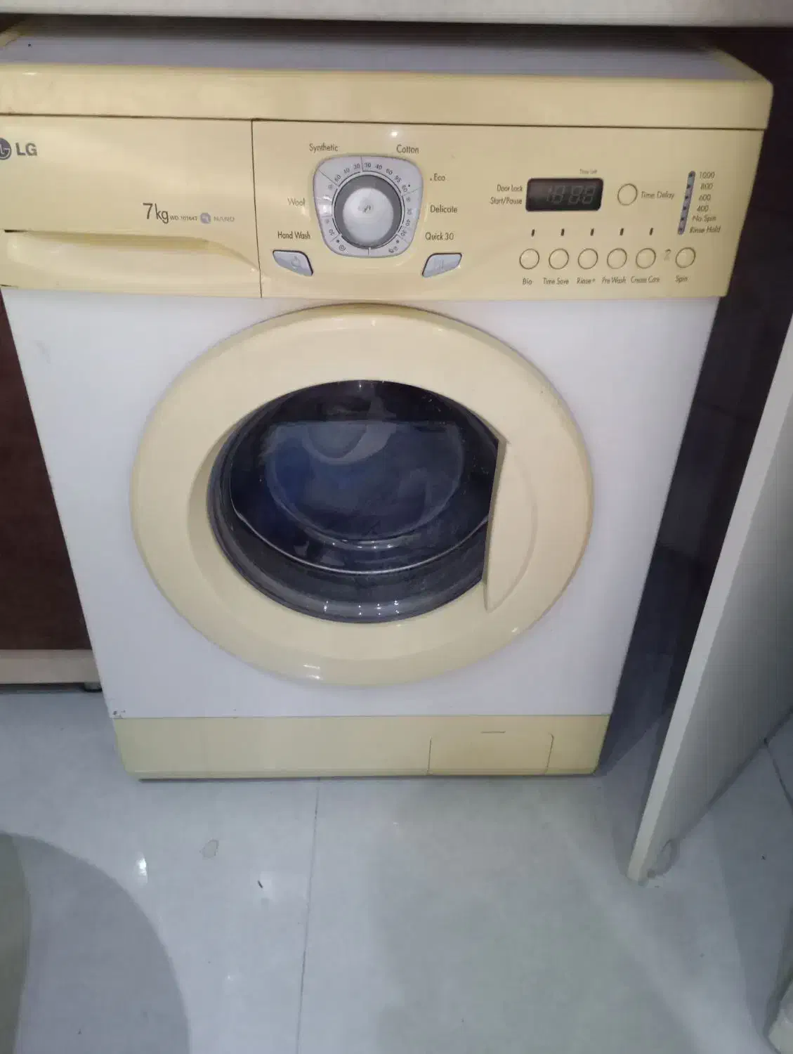 لباس شویی ال جی ۷ کیلویی سالم|ماشین لباسشویی و خشککن لباس|شیراز, تلخ داش|دیوار