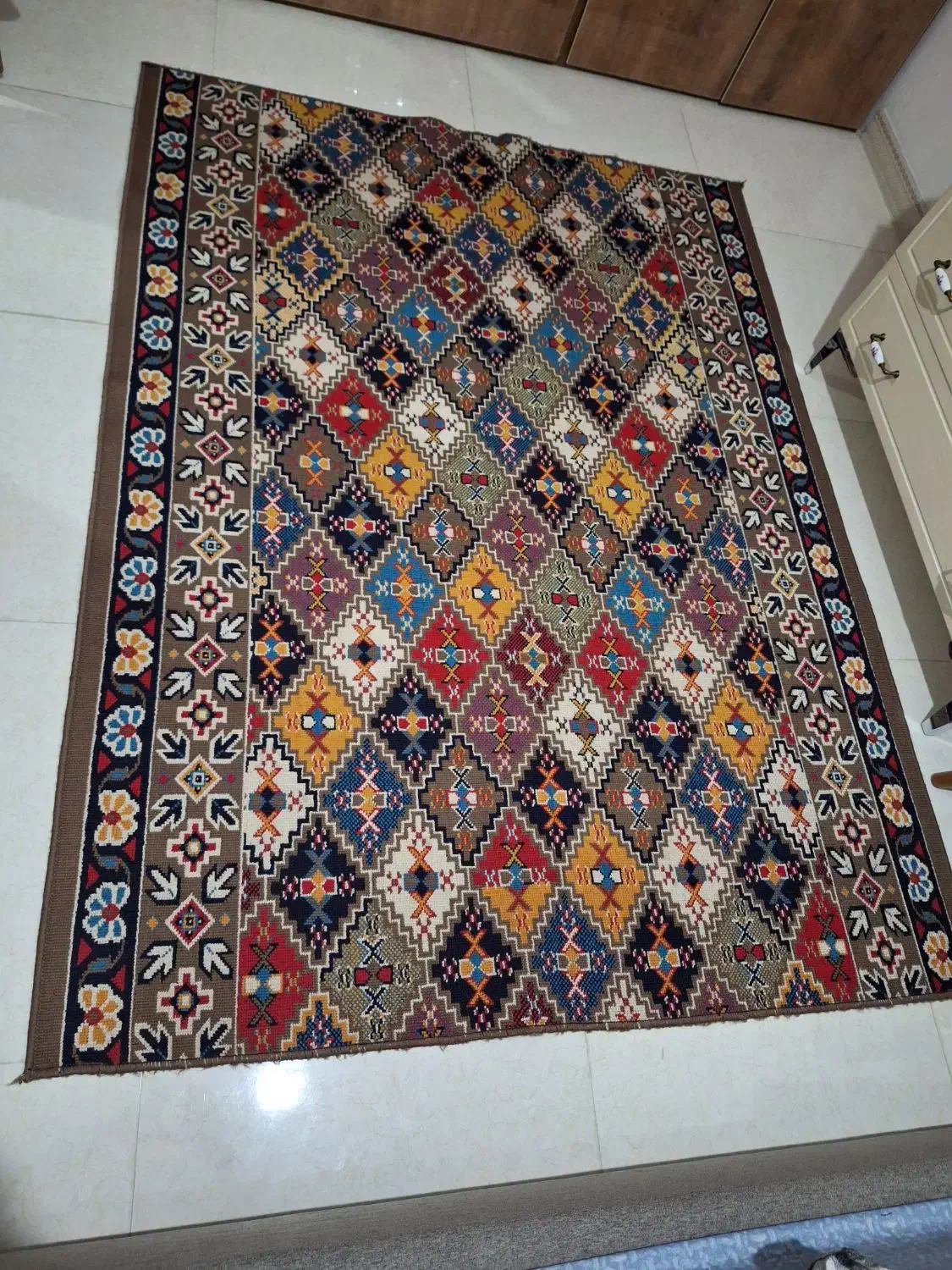 گلیم فرش|گلیم، جاجیم، گبه|بروجرد, |دیوار