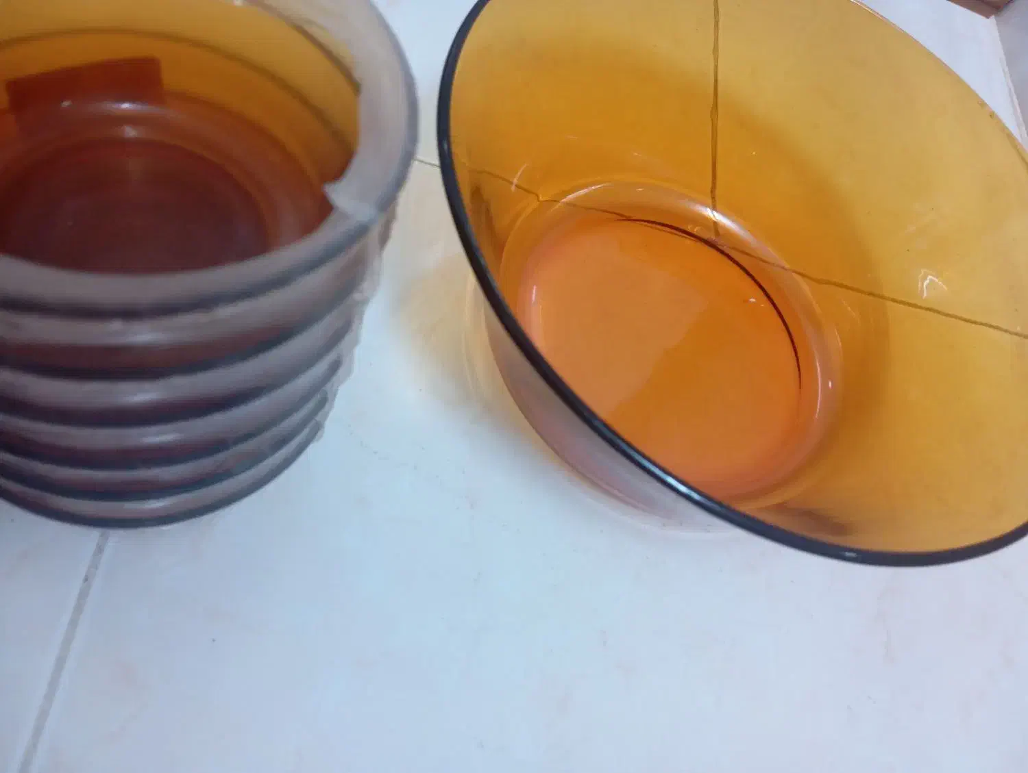 کاسه یکی و پیاله ۶تایی اصل فرانسه|ظروف سرو و پذیرایی|نهاوند, |دیوار