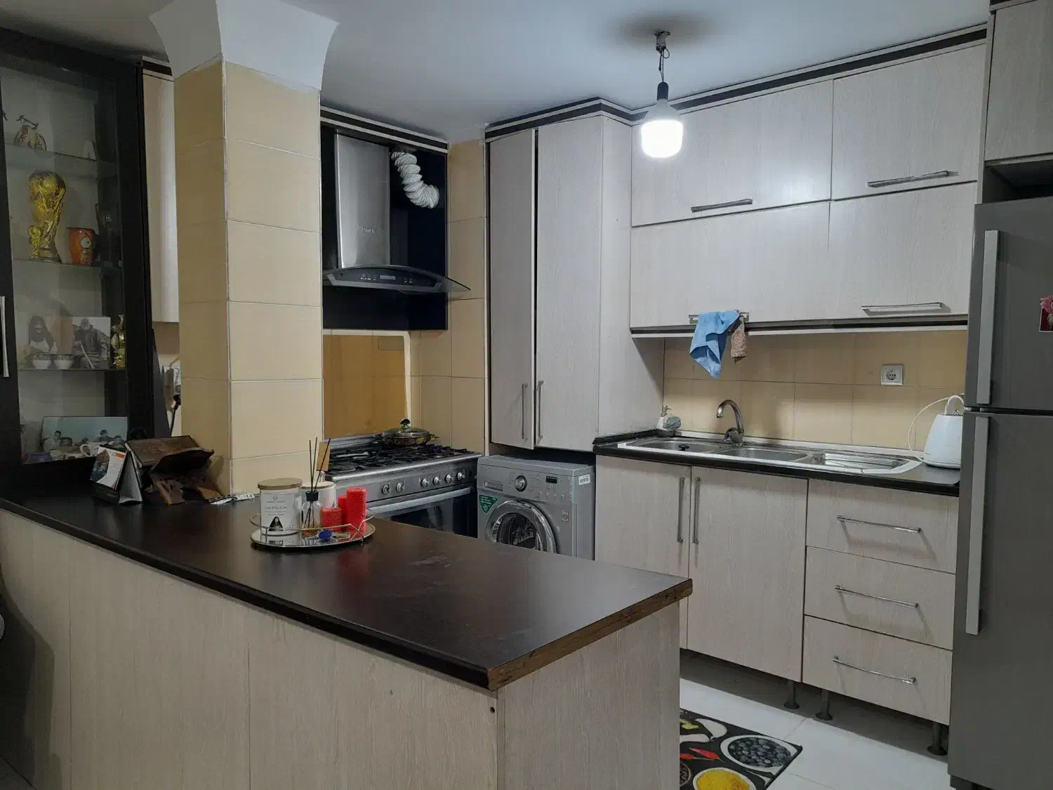 کابینت تمیز|آب‌چکان و نظم‌دهنده ظروف|بندرعباس, |دیوار