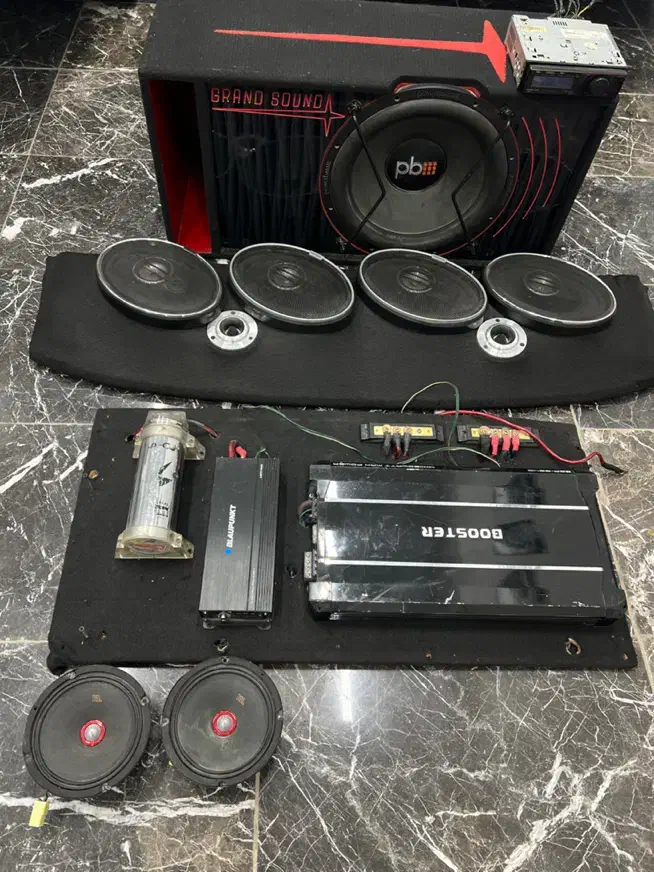 سیستم کامل ،پخش ۷۱۵۰،امپلی ،ساب، باند کنود|قطعات یدکی و لوازم جانبی|شریف‌آباد, |دیوار