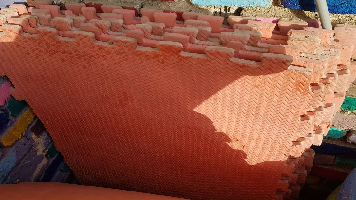 ۱۱ عدد تاتامی قرمز|تجهیزات ورزشی|کرمانشاه, |دیوار