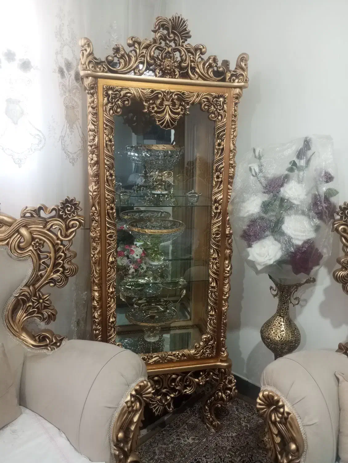 آینه شمدان وبوفه|بوفه، ویترین، کنسول|میاندوآب, |دیوار