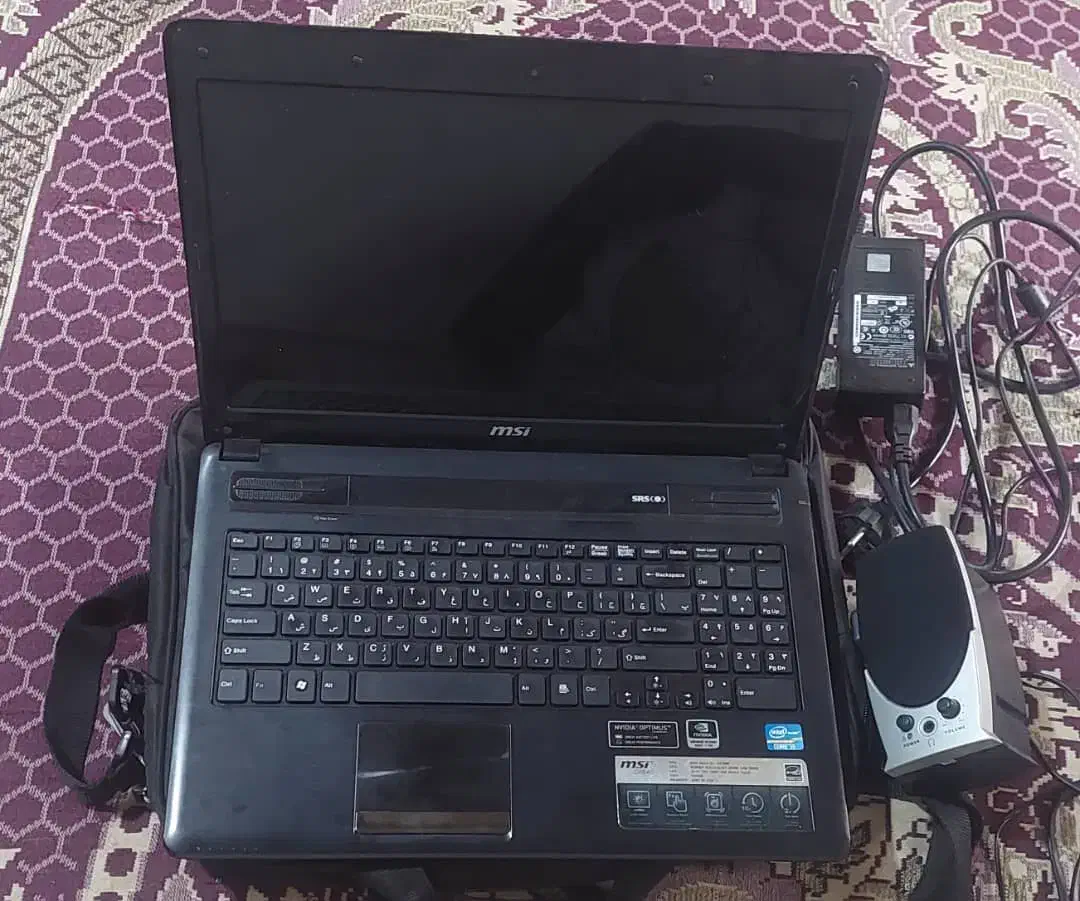 لپتاپ msi cx640|رایانه همراه|تهران, نعمت‌آباد|دیوار