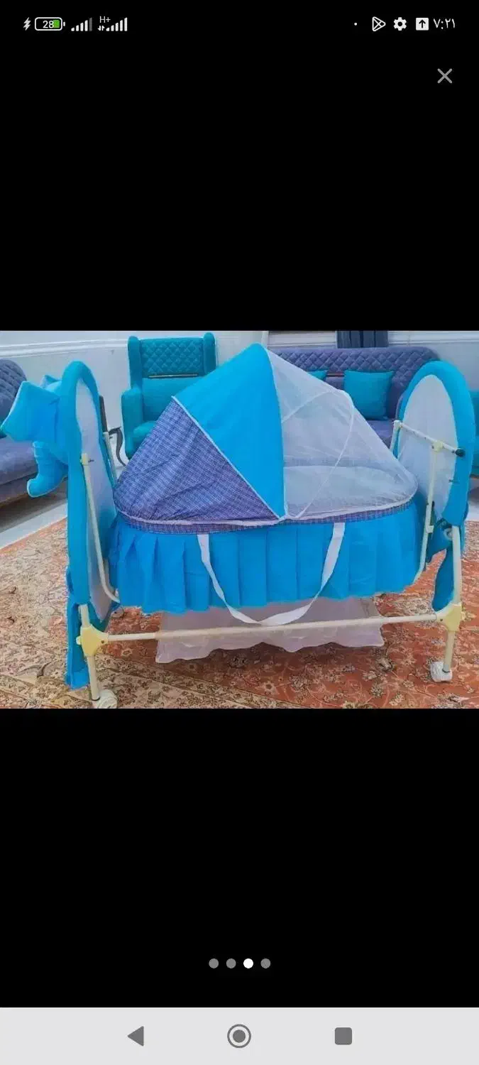 گهواره فیلی حراج فقط یک میلیون|تخت و صندلی بچه|بندرلنگه, |دیوار