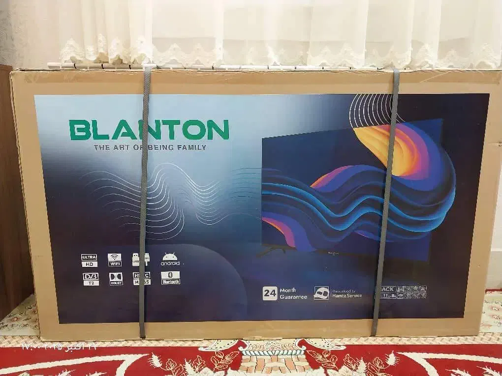 تلویزیون هوشمند برند بلانتون 50 اینچ خوش قیمت|تلویزیون و پروژکتور|شیراز, اصلاحنژاد|دیوار