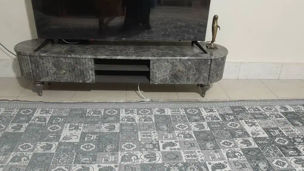 میز تلویزیون طوسی|میز تلویزیون|ری, دولتآباد|دیوار