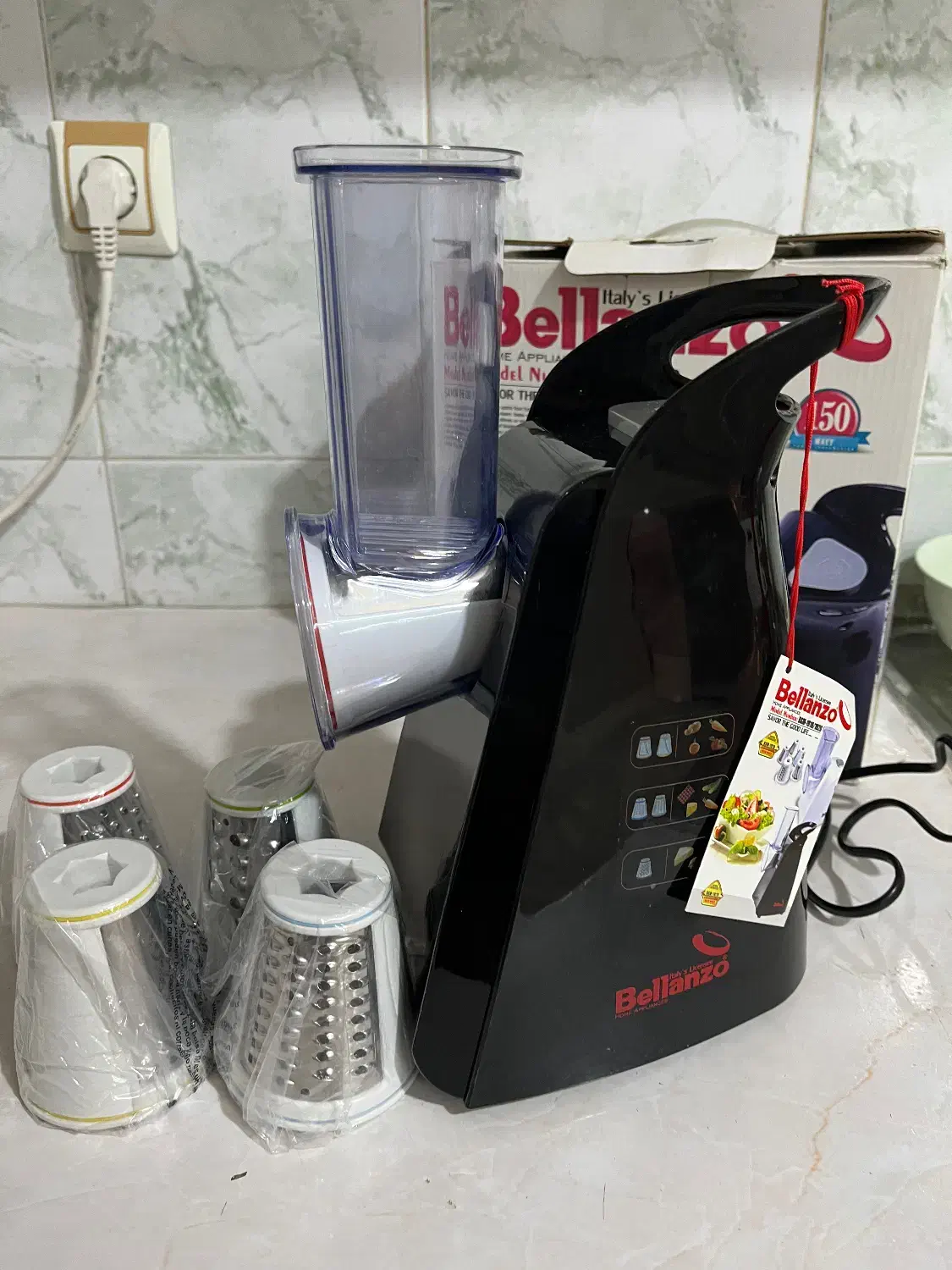 رنده برقی|خردکن، آسیاب، غذاساز|اصفهان, بهارستان|دیوار