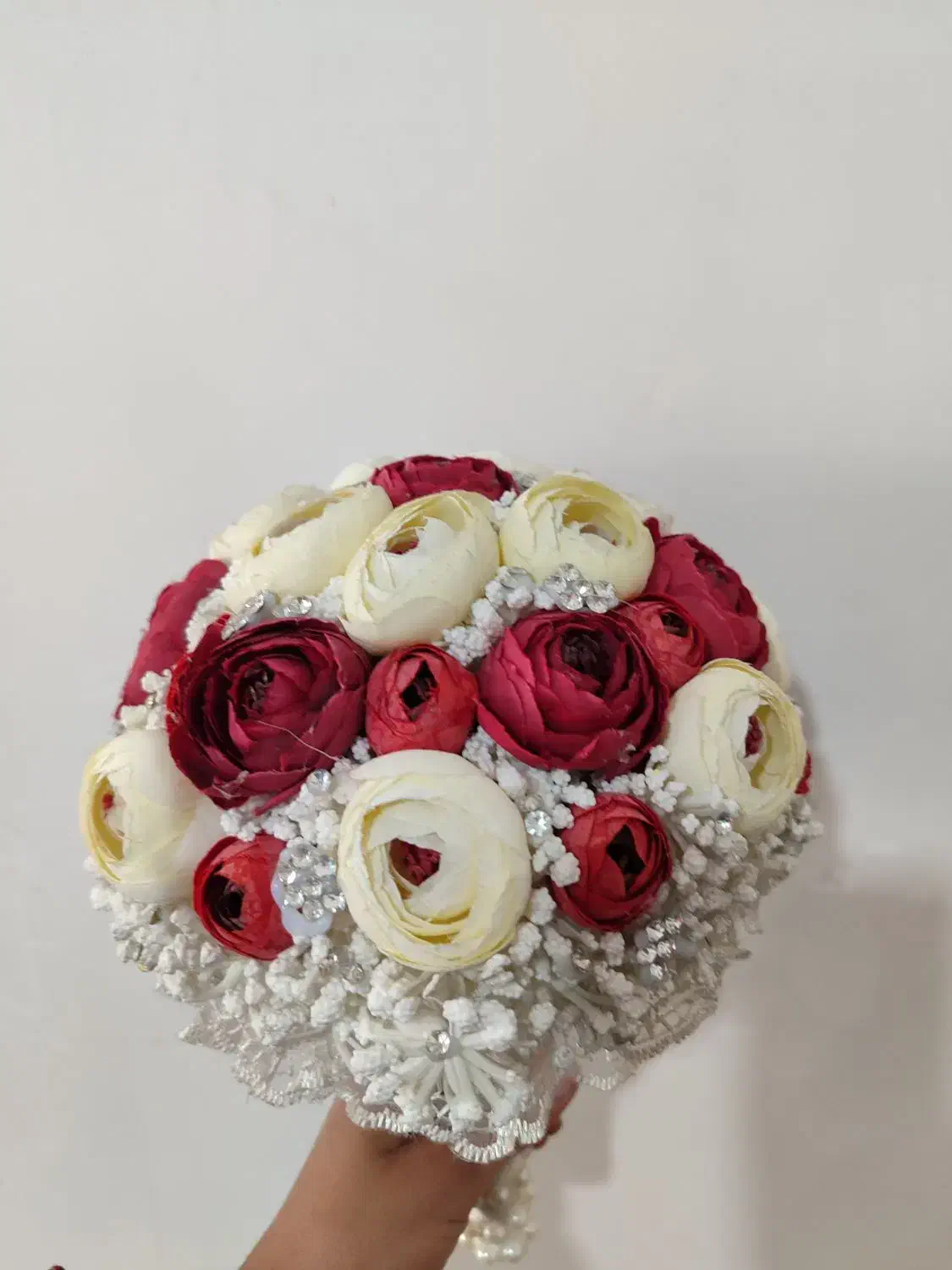 دسته گل عروس|گل مصنوعی|نورآباد, |دیوار