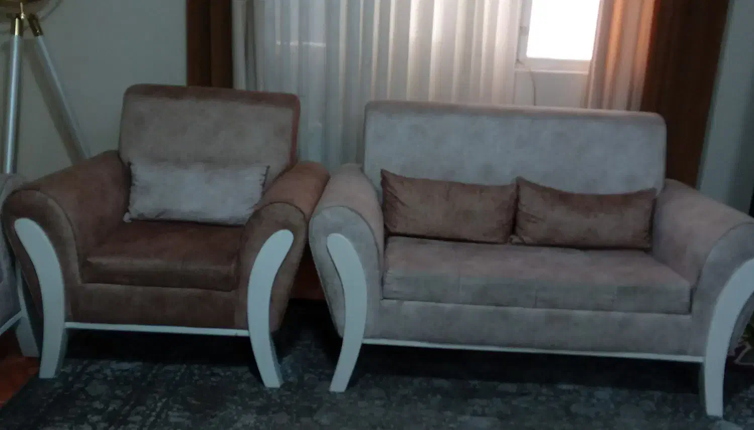 مبل هفت نفره راحتی|مبلمان خانگی و میز عسلی|پرند, فاز ۴|دیوار