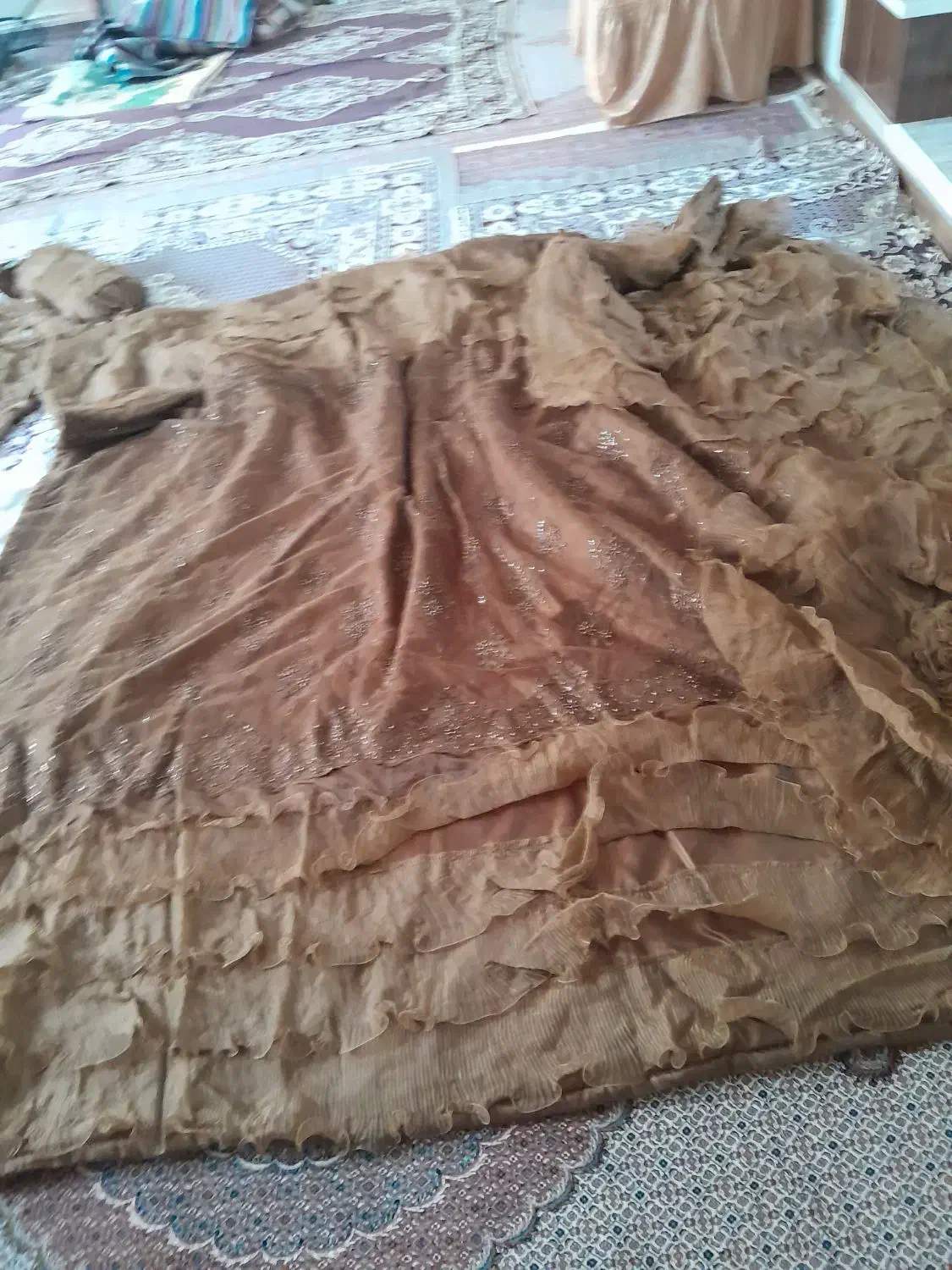 سرویس کامل روتختی سلطنتی دونفره قهوه ای رنگ|سرویس روتختی|اردبیل, |دیوار