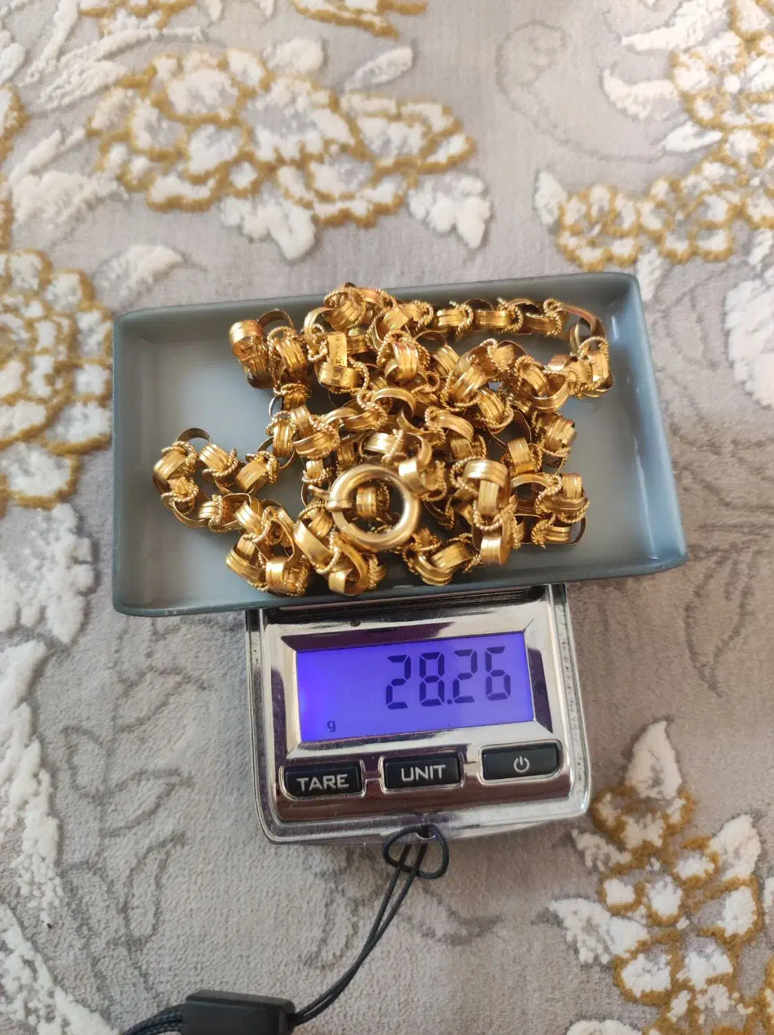 طلا زنجیر یزدی نو یک درصد بالای تابلو|جواهرات|سبزوار, پاسداران|دیوار