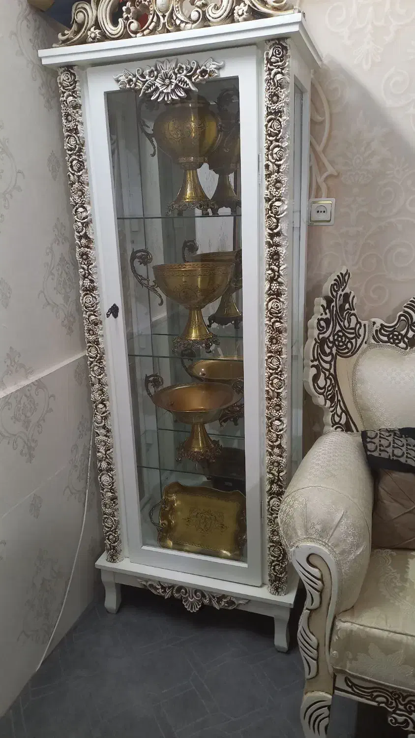 بوفه|بوفه، ویترین، کنسول|اقبالیه, |دیوار