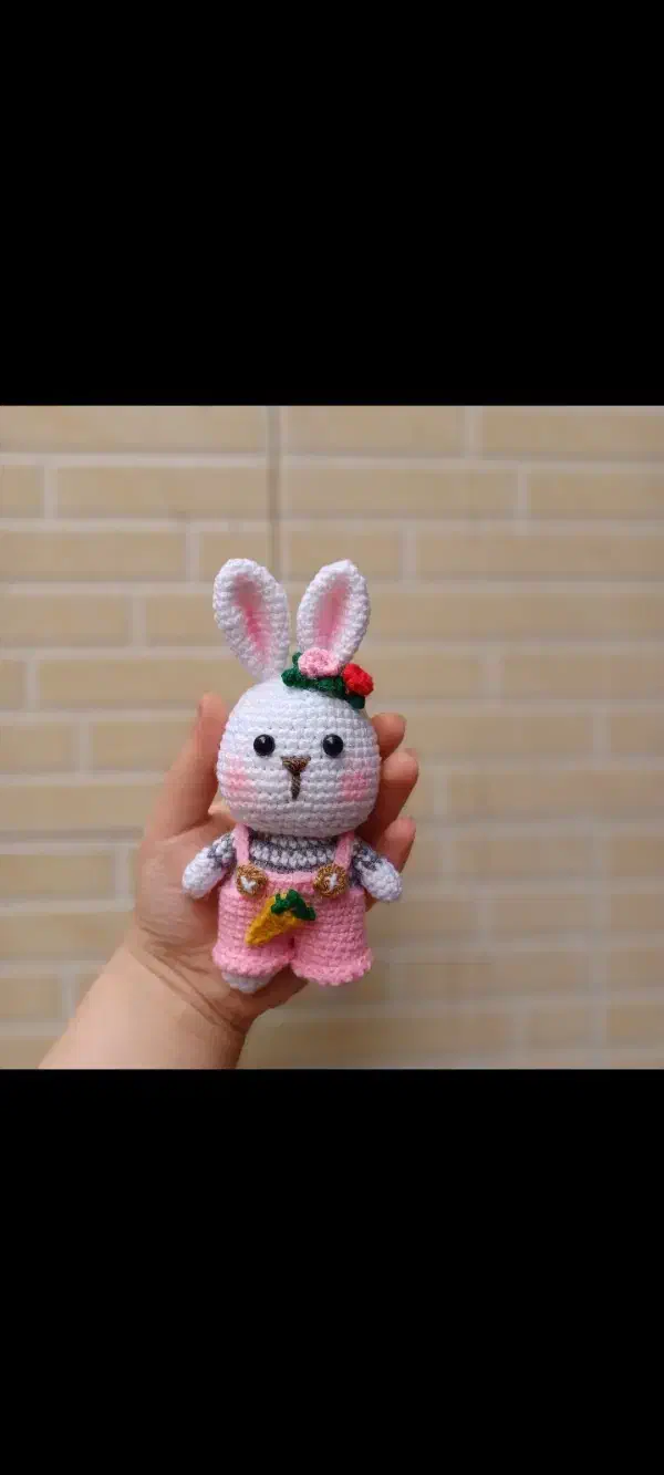 عروسک خرگوش بامزه|صنایع دستی و سایر لوازم تزئینی|کاشان, ولیعصر|دیوار