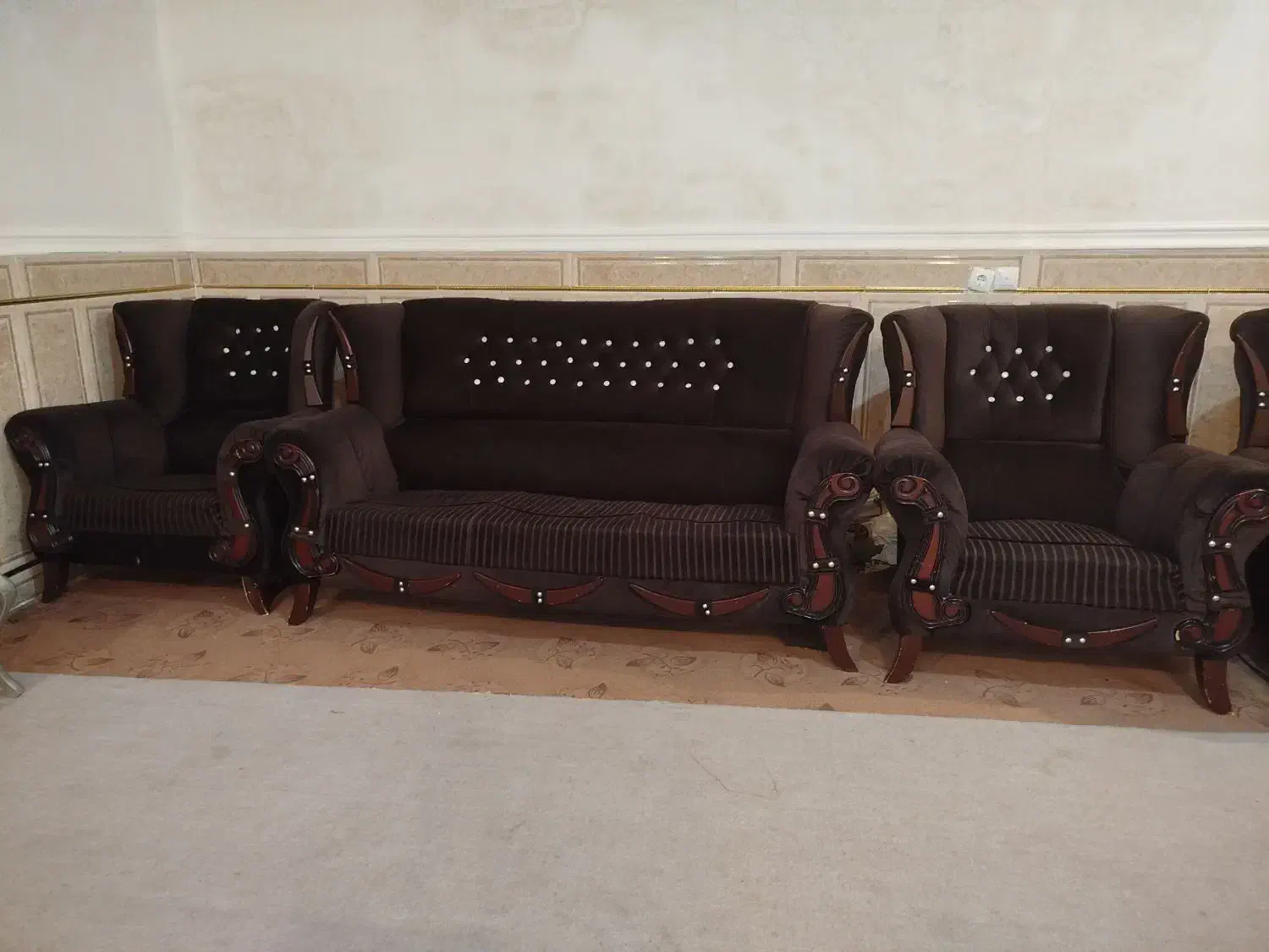 مبل و ناهاری خوری باهم ۱۶تومن|مبلمان خانگی و میز عسلی|لیکک, |دیوار