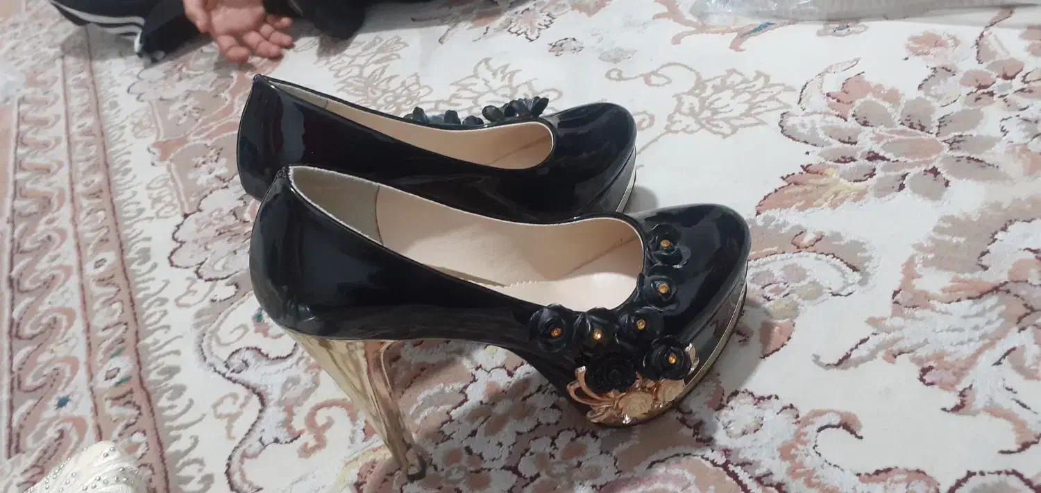 دو عدد کفش نو|کیف، کفش، کمربند|قم, انسجام|دیوار