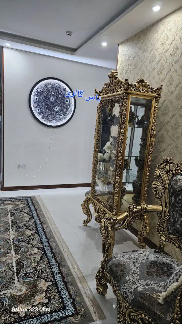 اینه ماه.اینه زیبا ی مدرن.ساعت.تابلوماه.|آینه|مشهد, تبادکان|دیوار