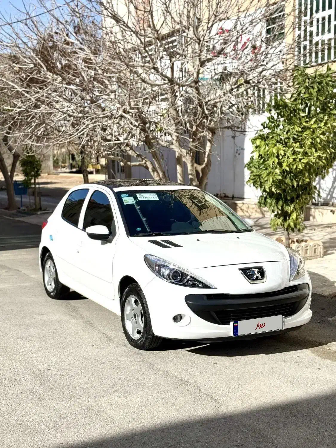 207 سفید 1401|خودرو سواری و وانت|شیراز, امام حسین|دیوار