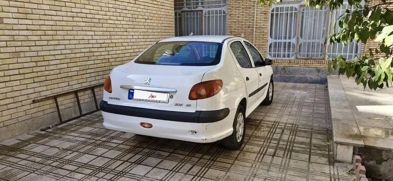 ۲۰۶ اس دی مدل ۹۳ تیپ ۵|خودرو سواری و وانت|کرمان, |دیوار