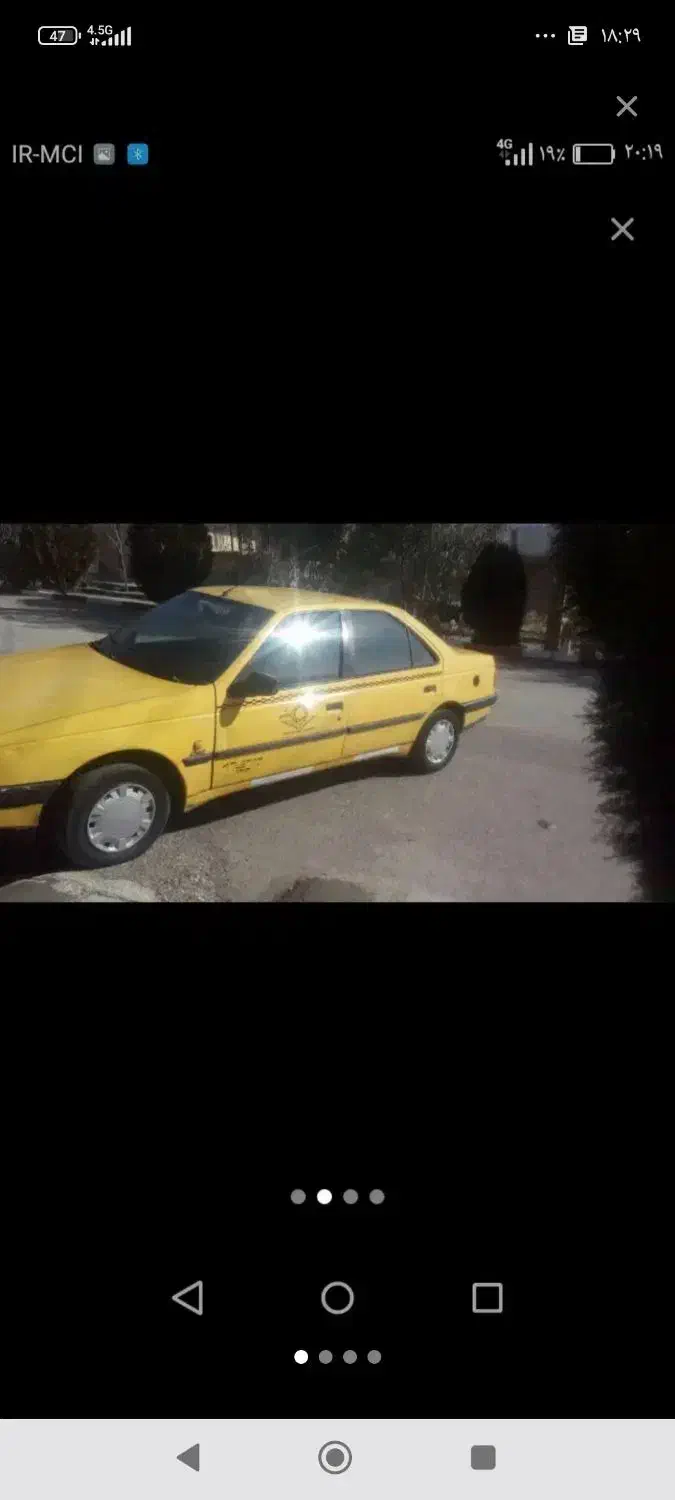 تاکسی پژو دوگانه صحنه مدل 91|خودرو سواری و وانت|صحنه, |دیوار