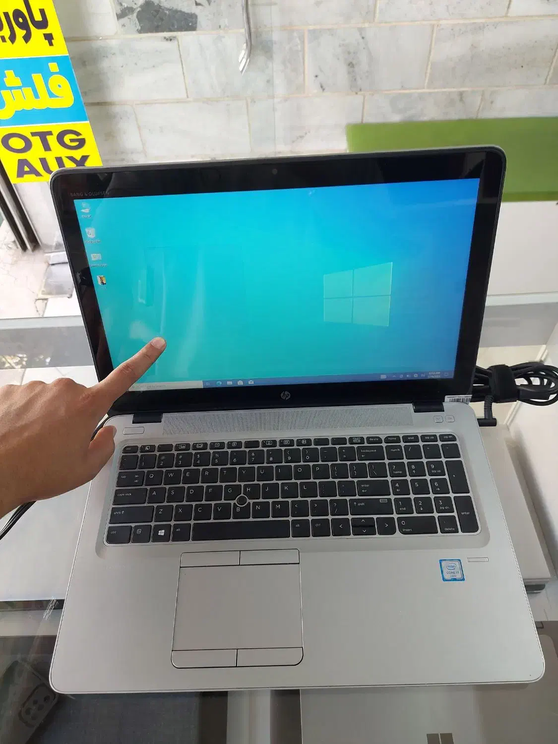 لپتاپ لمسی اچ پی نازک و سبک i7 RAM16 SSD256 تمیز|رایانه همراه|کرج, گلشهر|دیوار