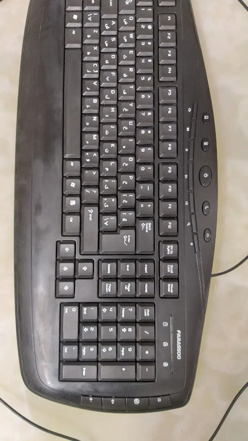 کیبورد فراسوو farassoo|قطعات و لوازم جانبی رایانه|مشهد, زمانه|دیوار