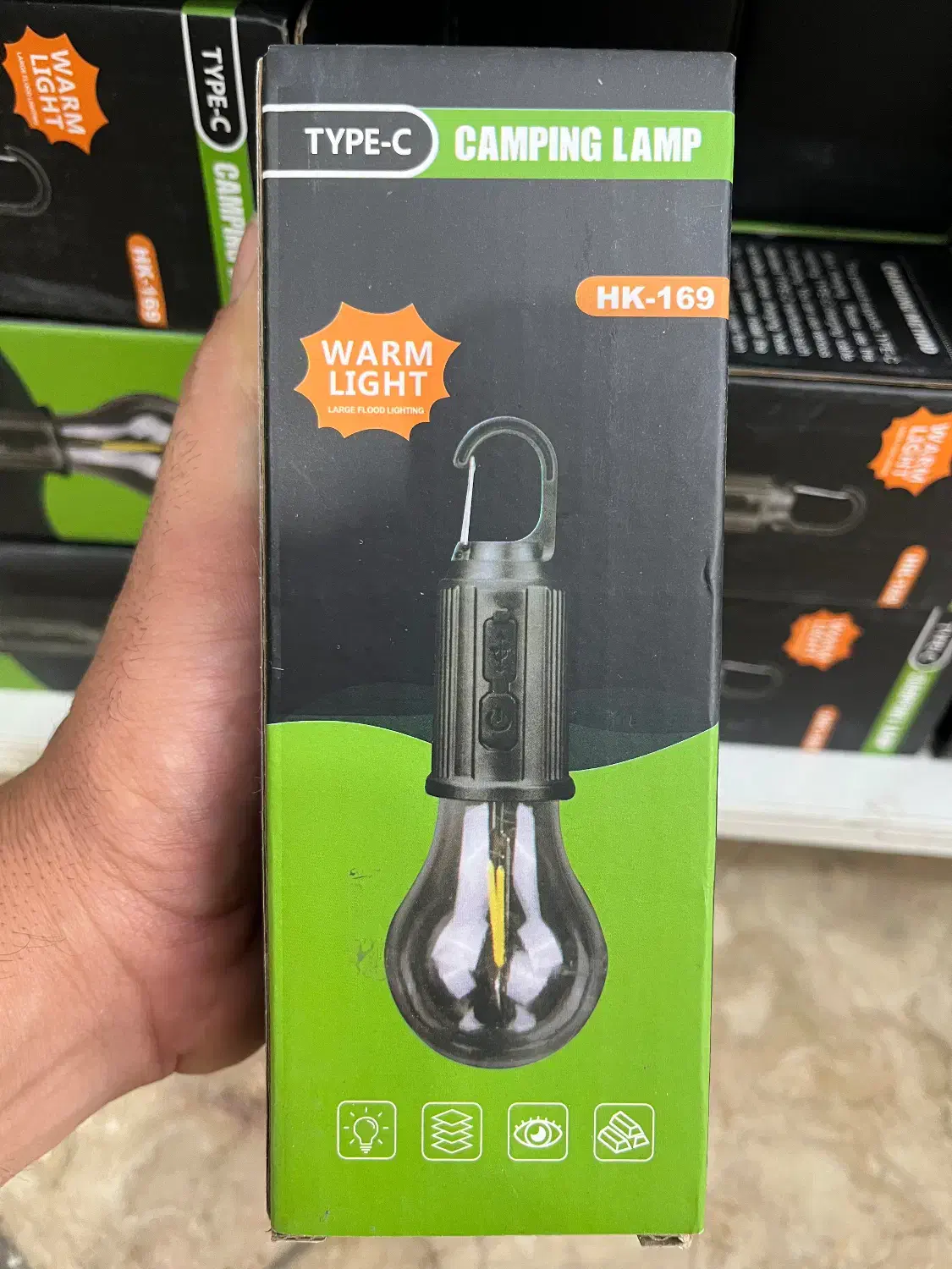 چراغ شارژی HK169/چراغ کمپی/لامپ شارژی|لامپ و چراغ|تهران, افسریه جنوبی|دیوار