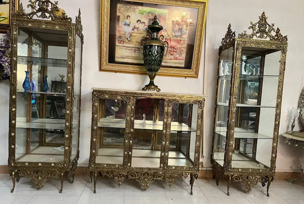 بوفه برنجی سنگین|بوفه، ویترین، کنسول|ری, علایین|دیوار