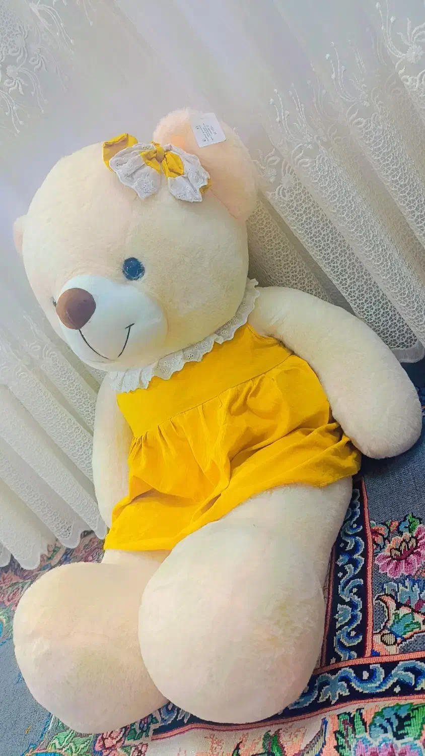 عروسک خرسی بزرگ ارتفاع ۱ متر|اسباب‌بازی بچه|مشهد, عبادی|دیوار