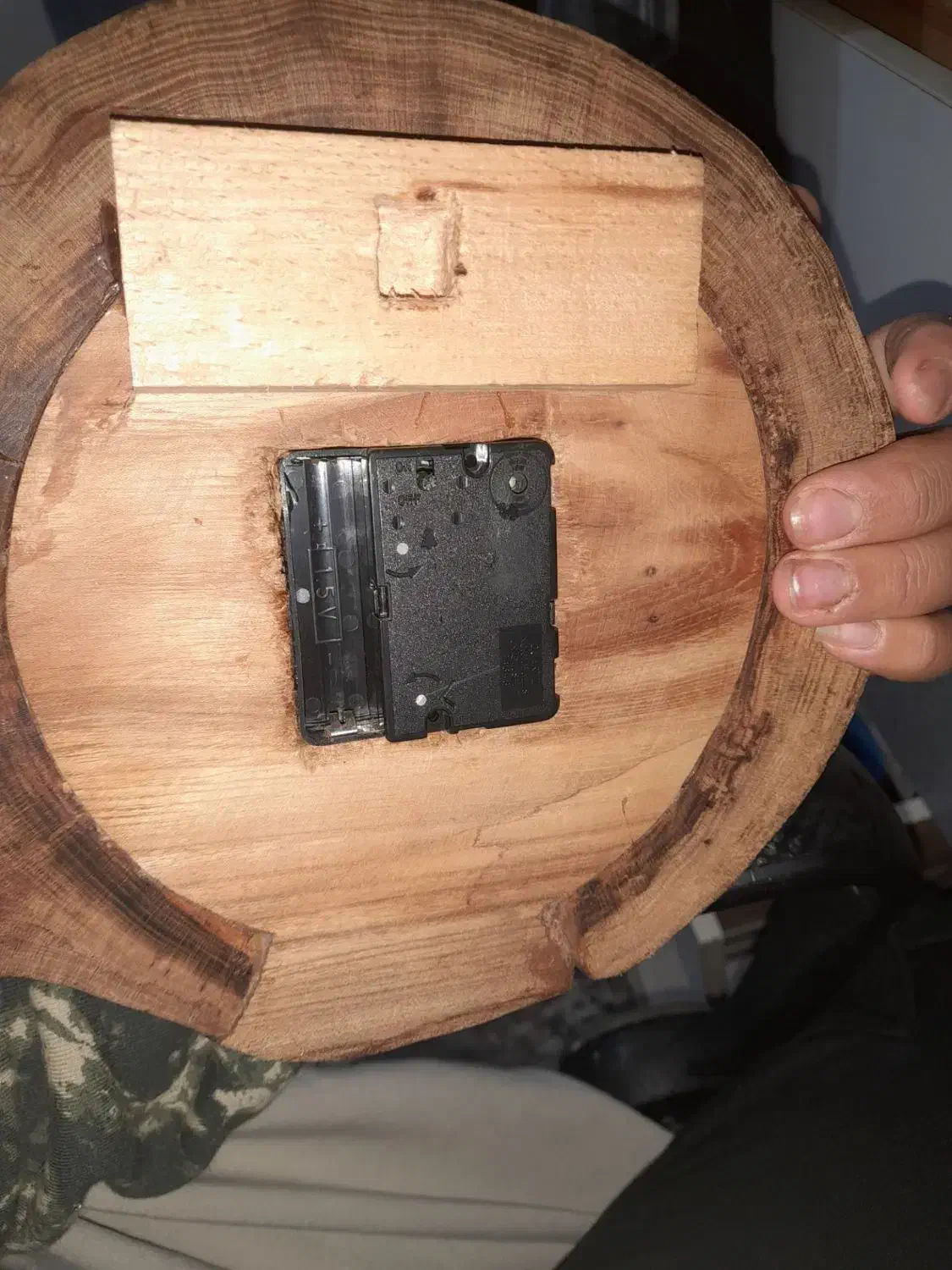 ساعت چوبی دست ساز|ساعت دیواری و تزئینی|فیروزکوه, |دیوار