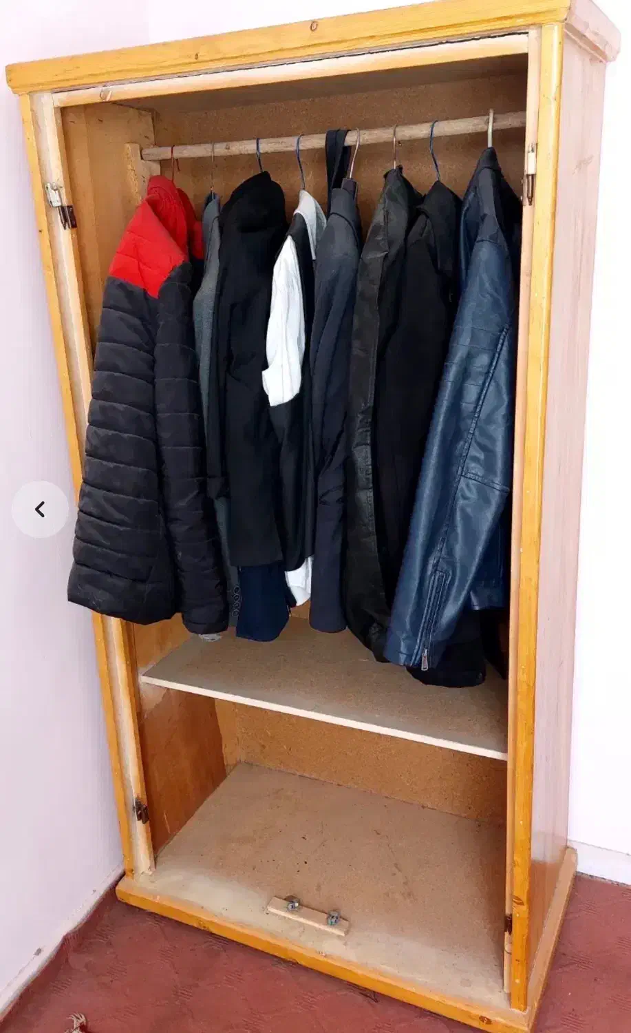 کمد چوب روس|جاکفشی، کمد، دراور|مشهد, نیروی هوایی|دیوار