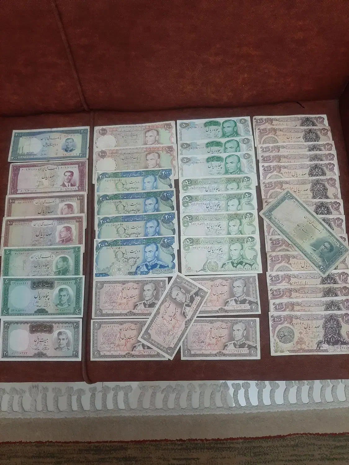اسکناس قدیمی پهلوی|کلکسیون سکه، تمبر، اسکناس|شیراز, آزادگان|دیوار
