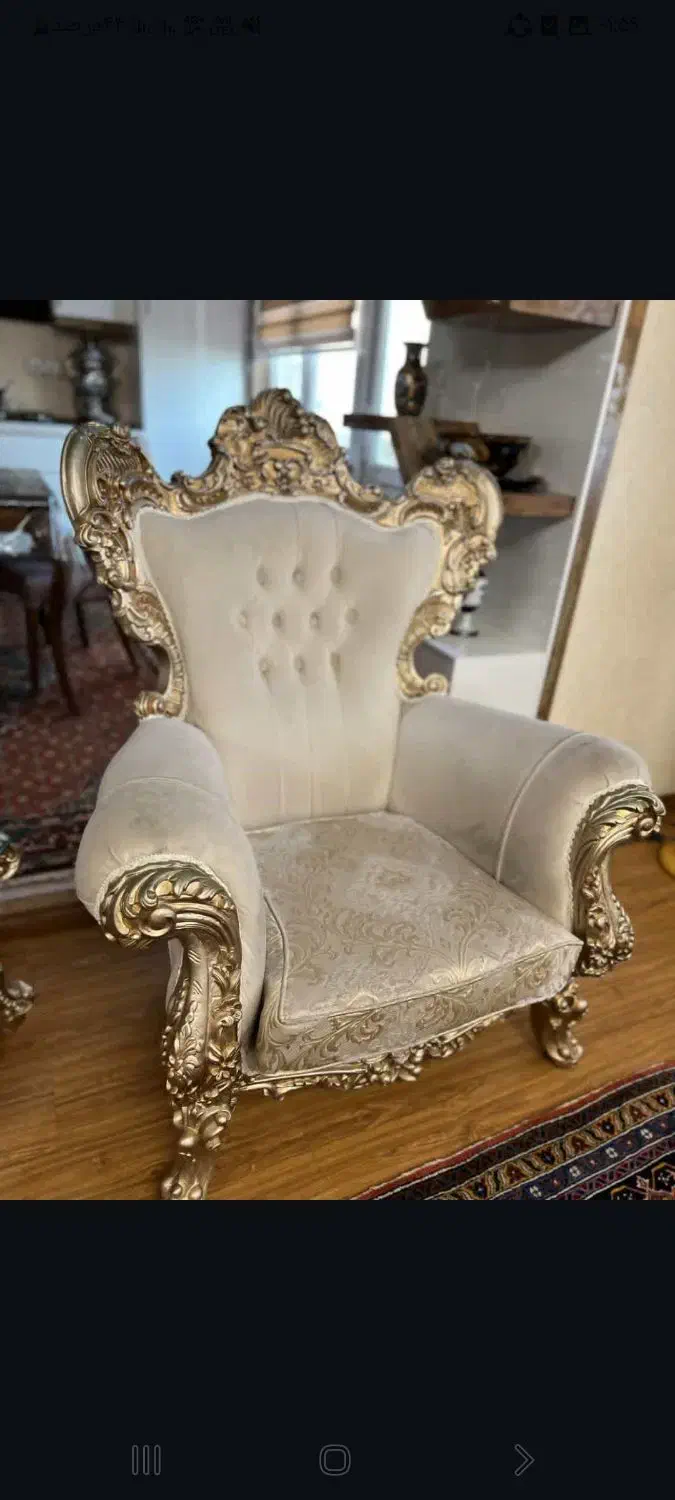 مبل ۹ نفره سلطنتی نو|مبلمان خانگی و میز عسلی|اردبیل, |دیوار