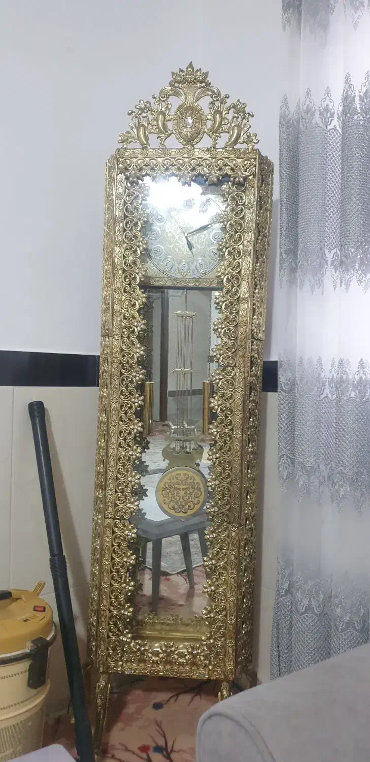 ست کامل برنزی|ساعت دیواری و تزئینی|همدان, |دیوار