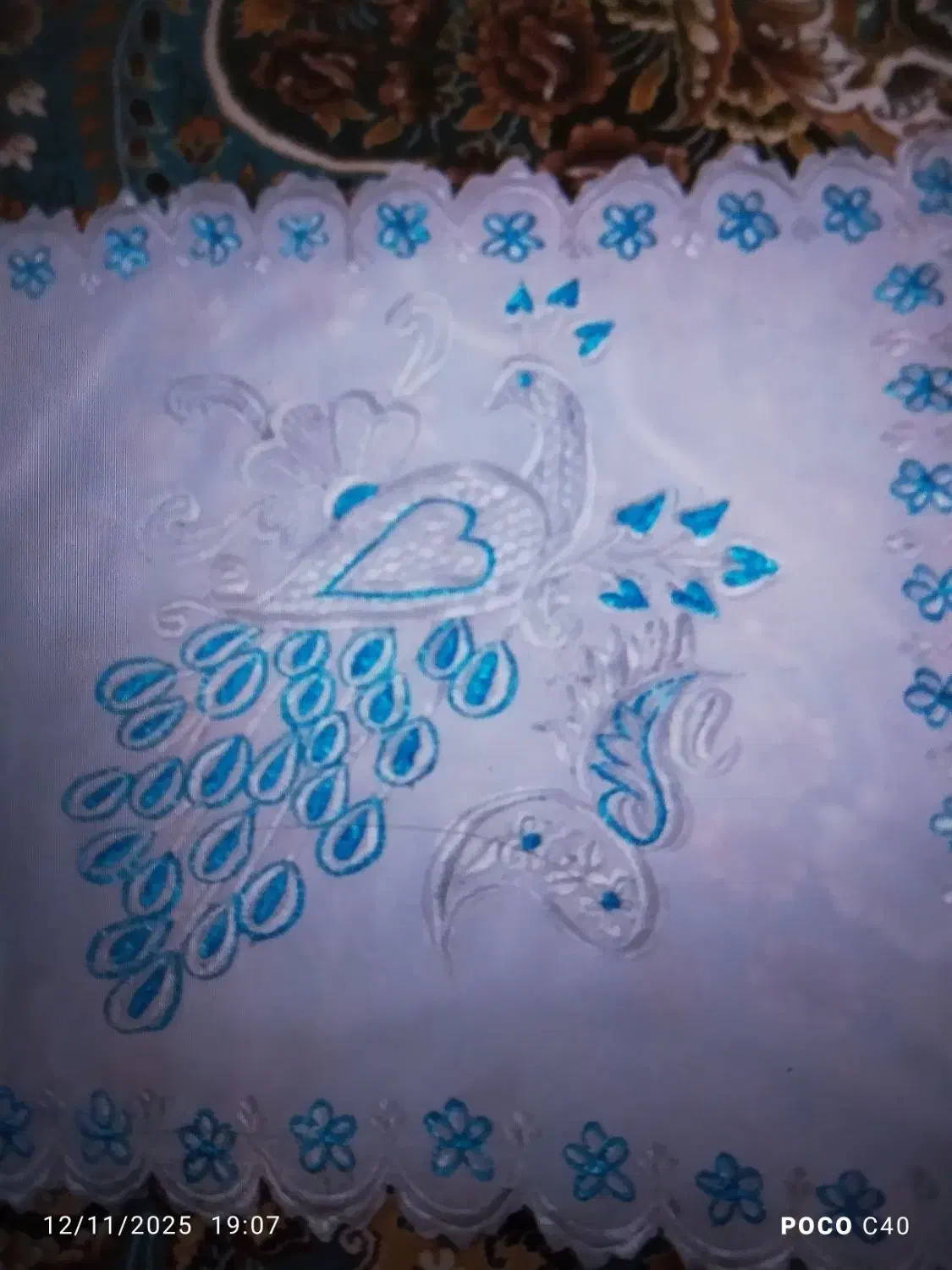 پشتی گلدوزی جدید و آماده|پشتی|رفسنجان, |دیوار